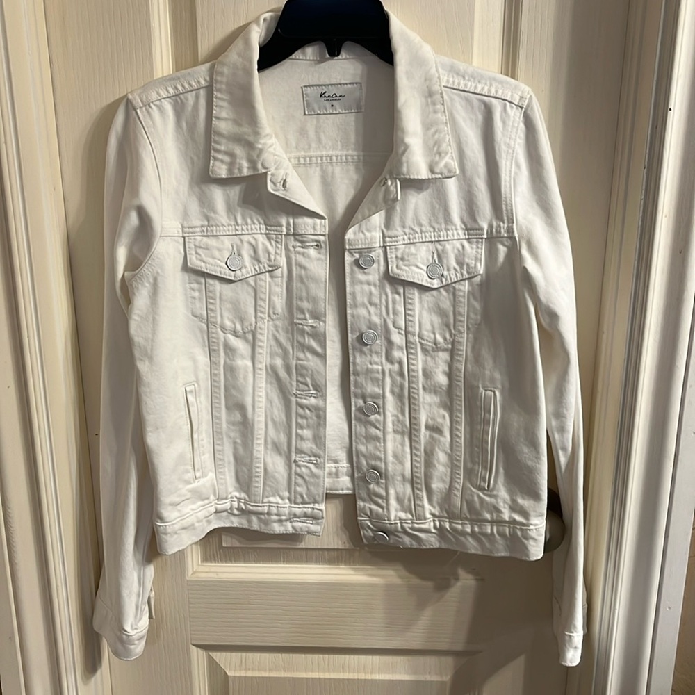 Kancan white jean jacket